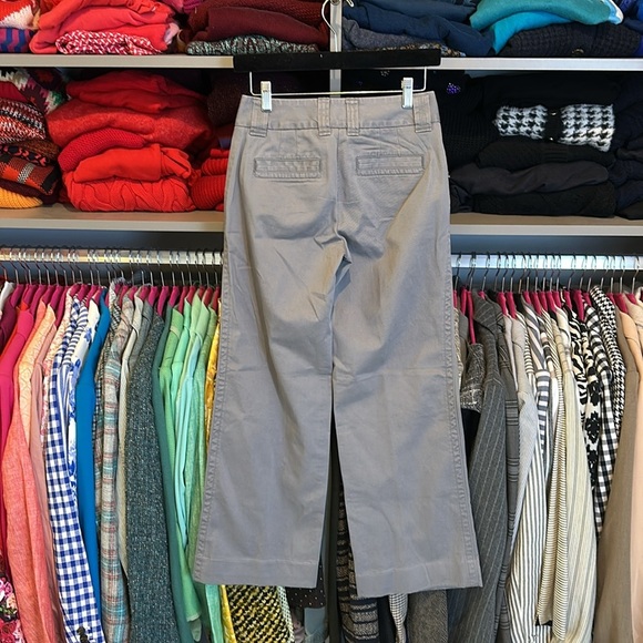 J Crew gray 4 pocket wide leg trousers size 0 short - Picture 3 of 3